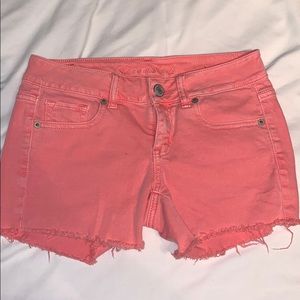 American Eagle coral shorts